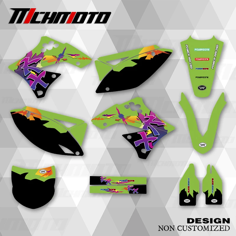 

MCHMFG новый стиль графические наклейки наборы наклеек для KAWASAKI KXF250 2009 2010 2011 2012