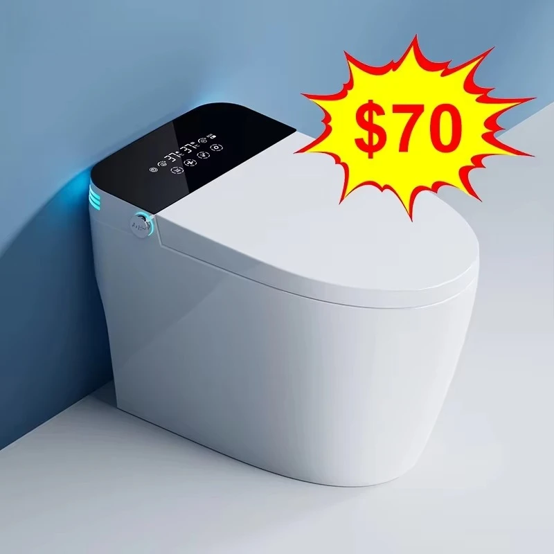 Factory direct sales of cheap smart sanitary ware, floor-to-ceiling flush toilet, bathroom integrated ceramic smart toilet