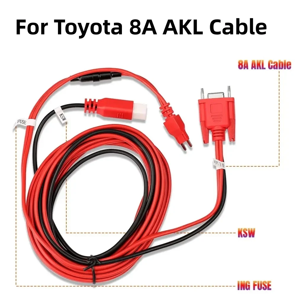 

For Toyota 8A AKL Cable Non-Smart Key All Keys Lost Adapter Work for Autel Diagnose Accessory IM508/ IM608/ APB112 and G-Box3