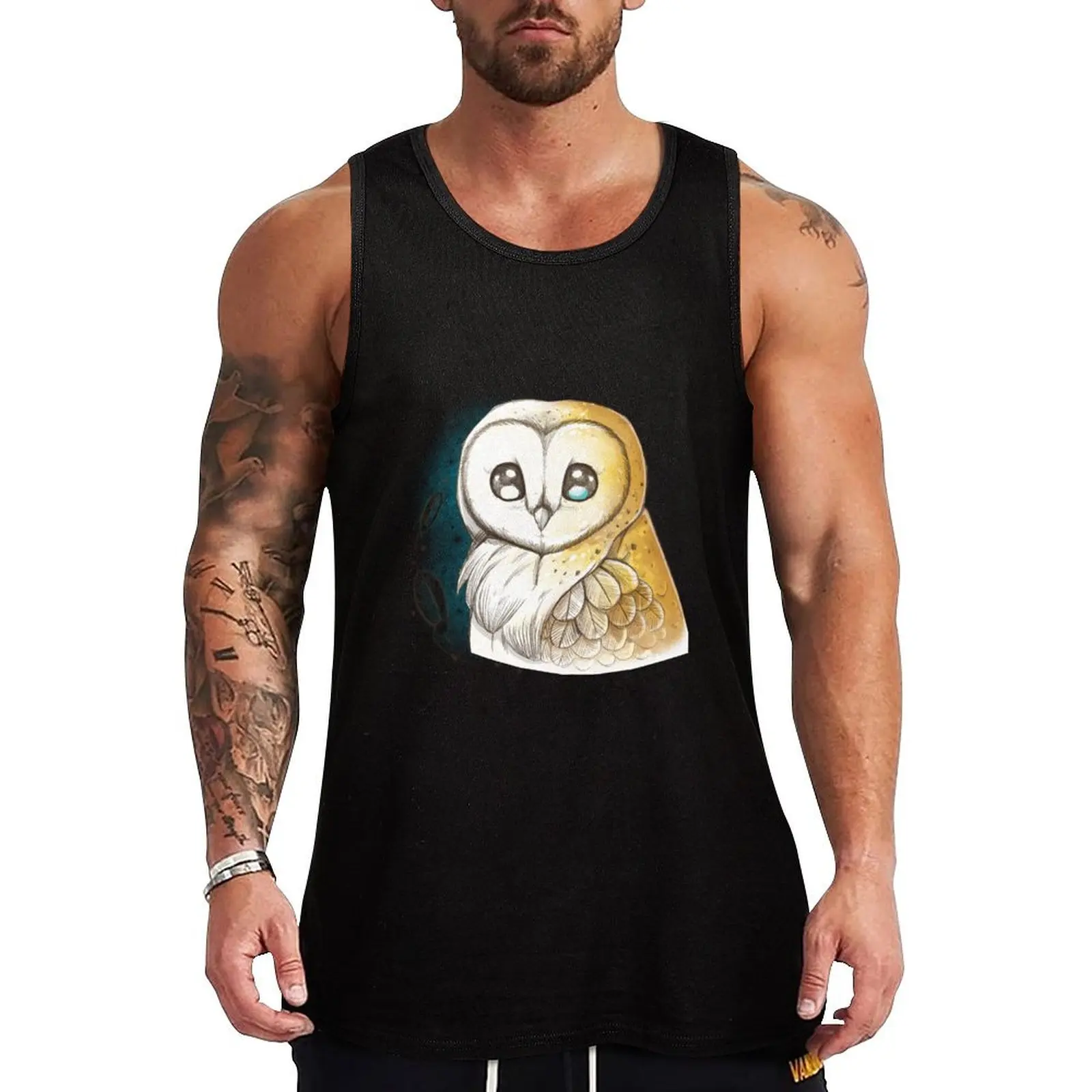 

Sketch Owl Tank Top Sleeveless men sleeveless t-shirts for men vest men