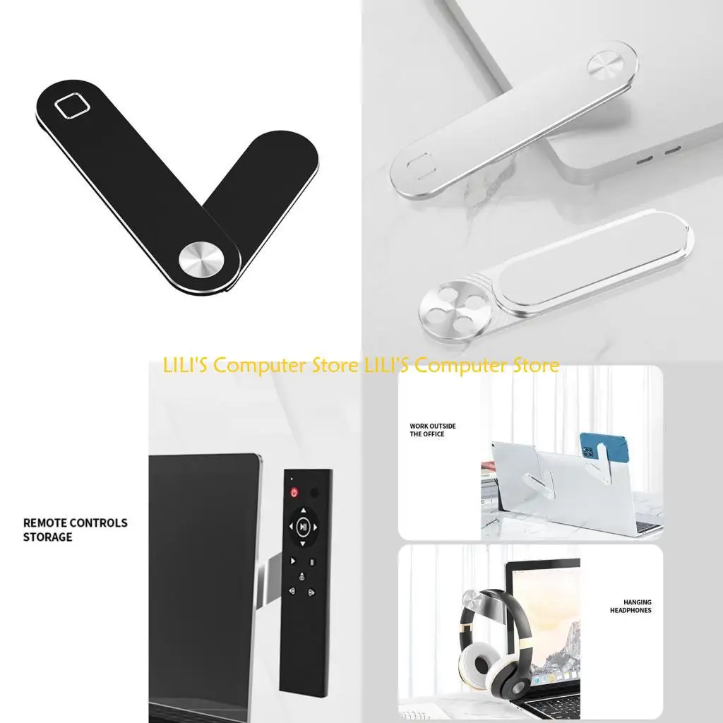 

A52B Suction Laptop Phone Mount Side Mount Aluminum Silver Stylish Design