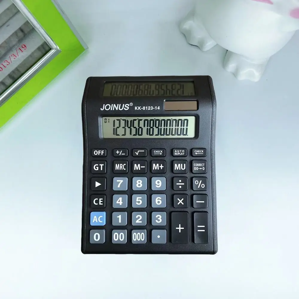 

Multifunctional Solar Dual-Screen Calculator Efficient Calculation Large Screen Display Financial Accounter Calculator Portable