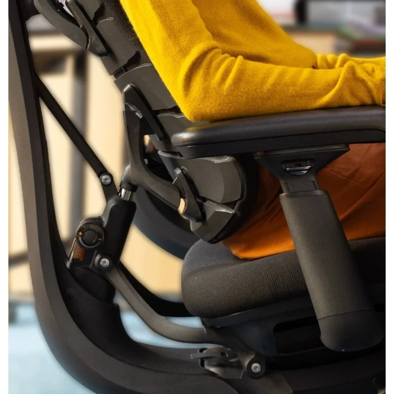 Ergonomic Office Chair Dynamic Relaxed Mesh Computer Desk Seat Lumbar Support Swivel Adjustable Height Rolling Caster