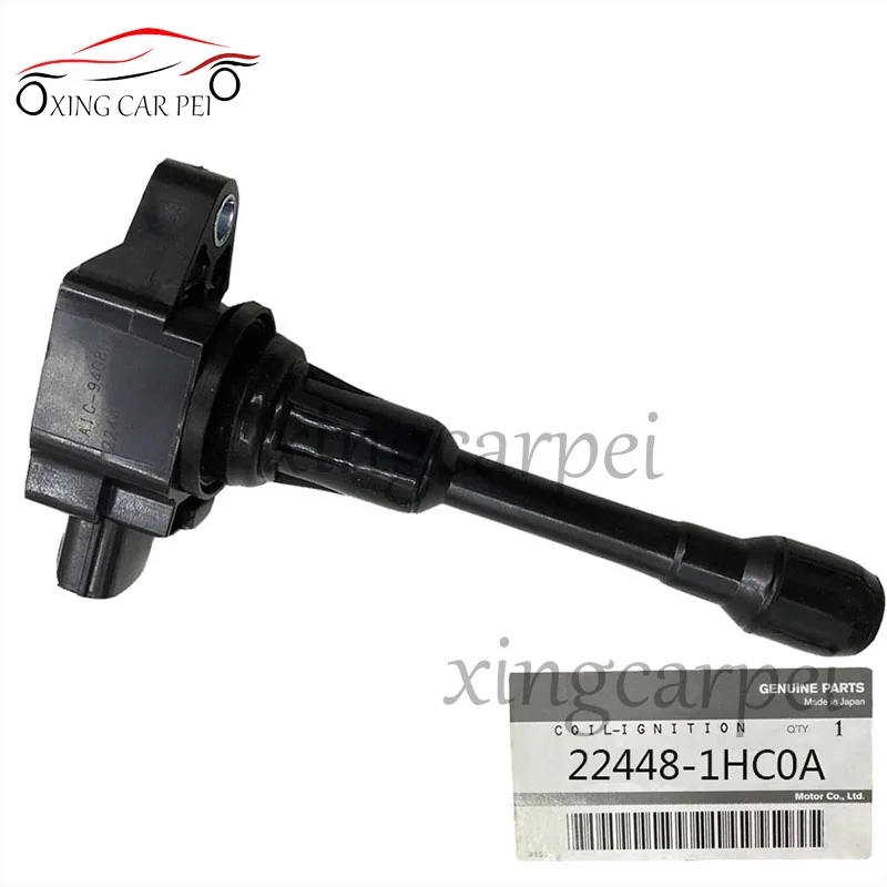 1pc 22448 1HC0A For Nissan- Micra- K13 HR15DE Versa- Note 1.6L L4 HR16DE 22448-5RB0A 22448-1HC0A Ignition Coil