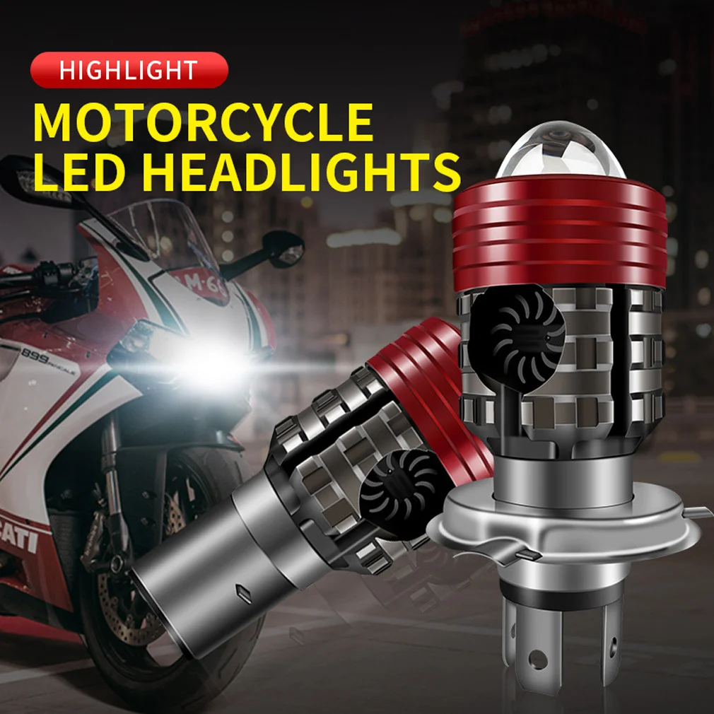 25000LM H4 Led Motorcycle Headlight LED BA20D H6 P15D Lamp LED 3570 CSP High Low Beam Led Bulb Motorcycle Fog Lights 12V 24V