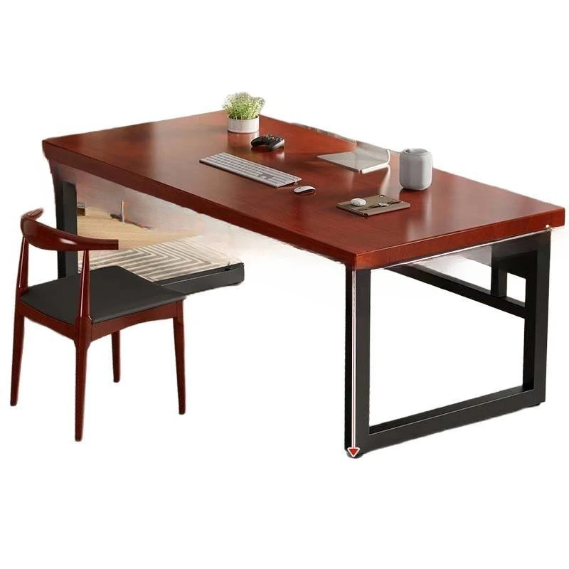 

Solid wood computer desk, desktop simple student home writing table