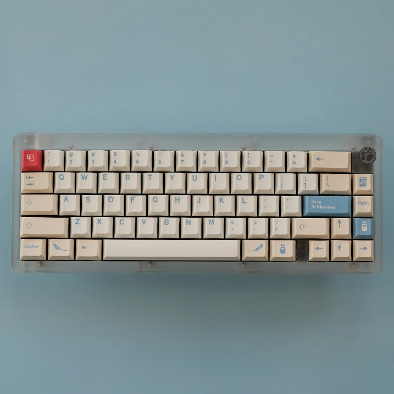 Soybean milk, original high pbt material sublimation process mechanical keyboard keycaps