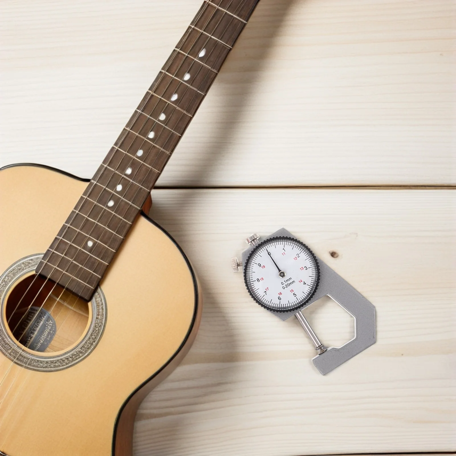 

Manual Violin Thickness Measuring Tool High Precision Micrometer Gauge Portable Caliper Guitar Making Instrument Panel Thickness