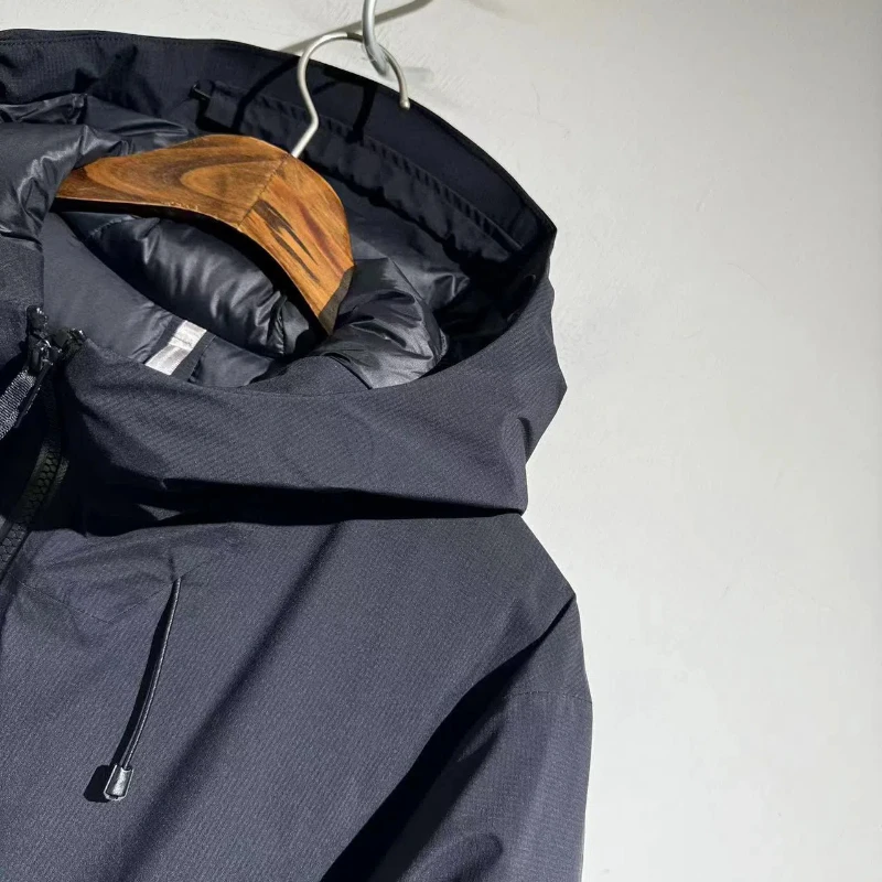 24AW D nueva chaqueta de plumón de fibra impermeable para hombres chaquetas de invierno acolchadas para hombres chaquetas de invierno para hombres acolchadas ligeras