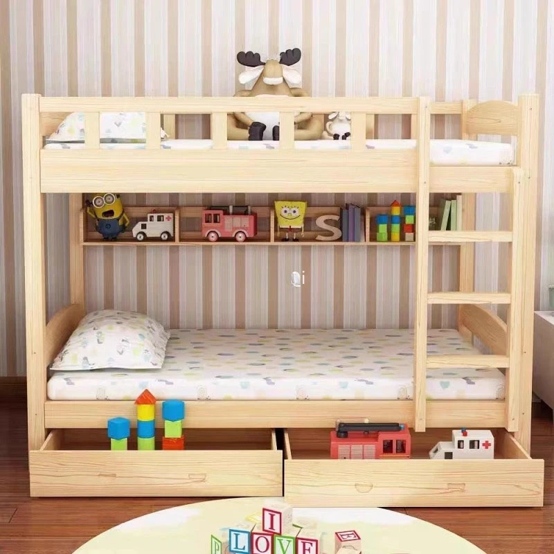 Lits superposés multifonctionnels pour enfants, lit simple pour la maternelle, salle de pause midi, évaluationRelax Design Muebles