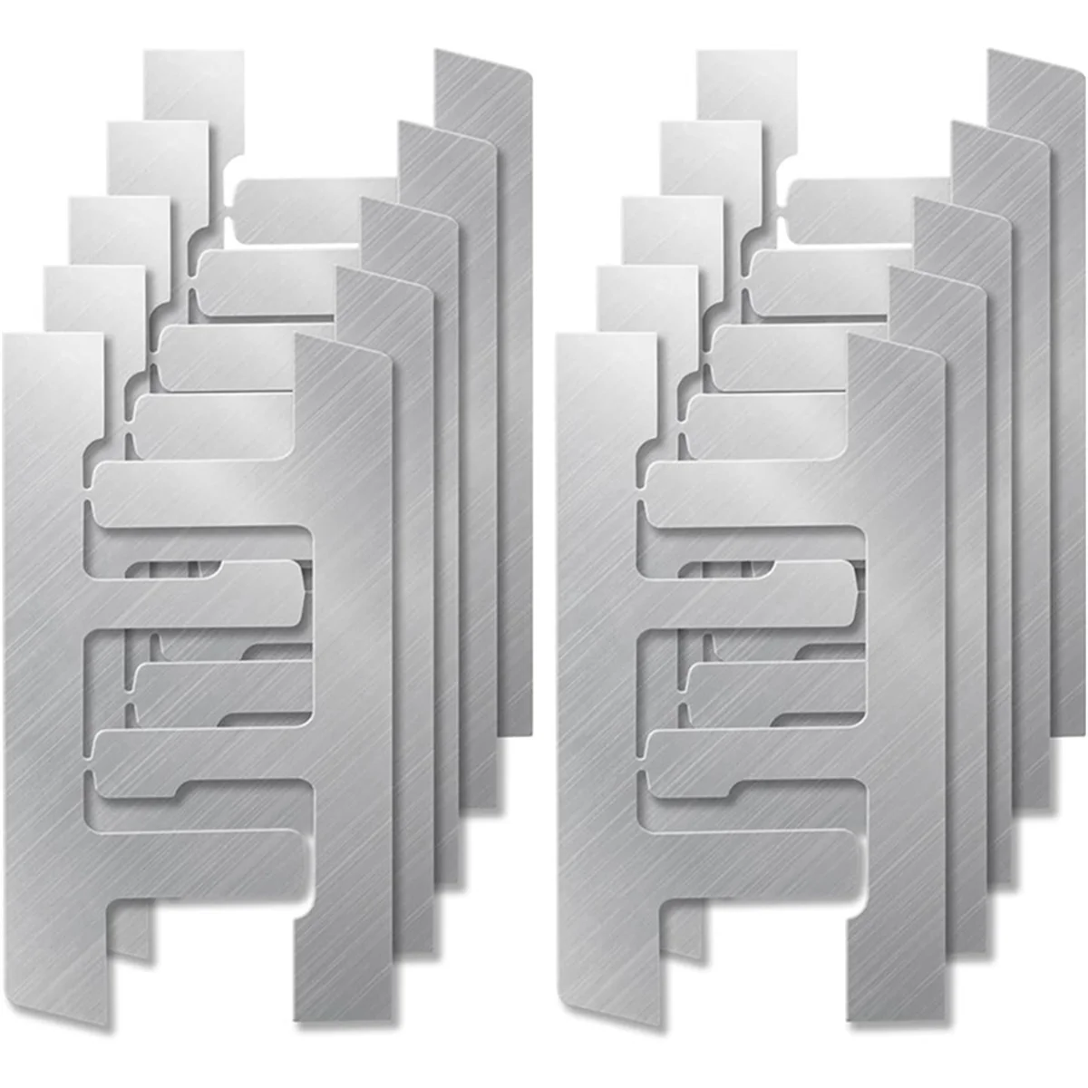 BAAQ 30Pack Switch Box Support Electrical Box F Clips Box Mounting Straps with Plaster Ears,Switch Box Straps and Support