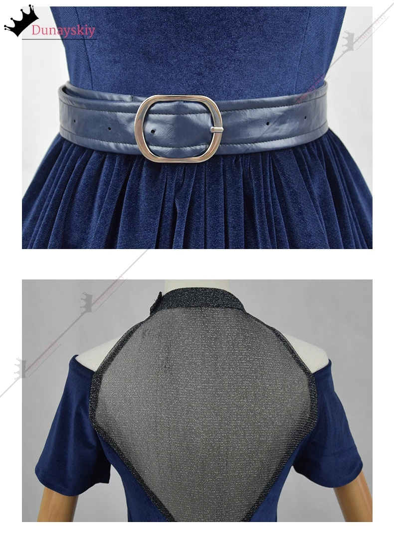 Mizi تأثيري الملابس الغريبة المرحلة لعب الأدوار زي التدرج الوردي الأرجواني شعر مستعار طويل المخملية فساتين حريمي أنيمي ملابس للحفلات