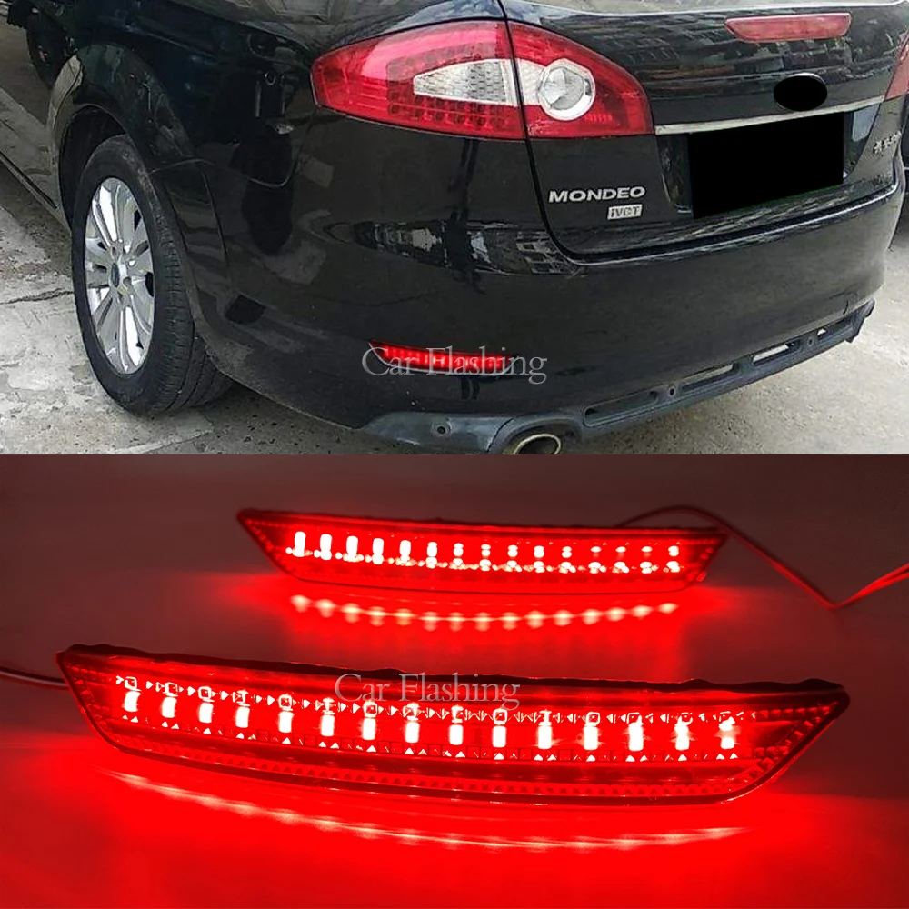 

Auto LED Rear Bumper Reflector Light For Ford Mondeo Sedan 2007 2008 2009 2010 Tail Brake light Fog Lamp