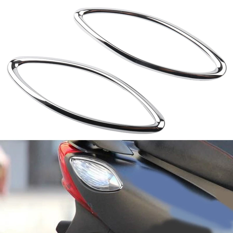 For JOG 50 JOG ZR SA36J SA39J Motorcycle Scooter Rear Turn Signal Decorative Light Ring Rear indicator Chrome Plated Cover