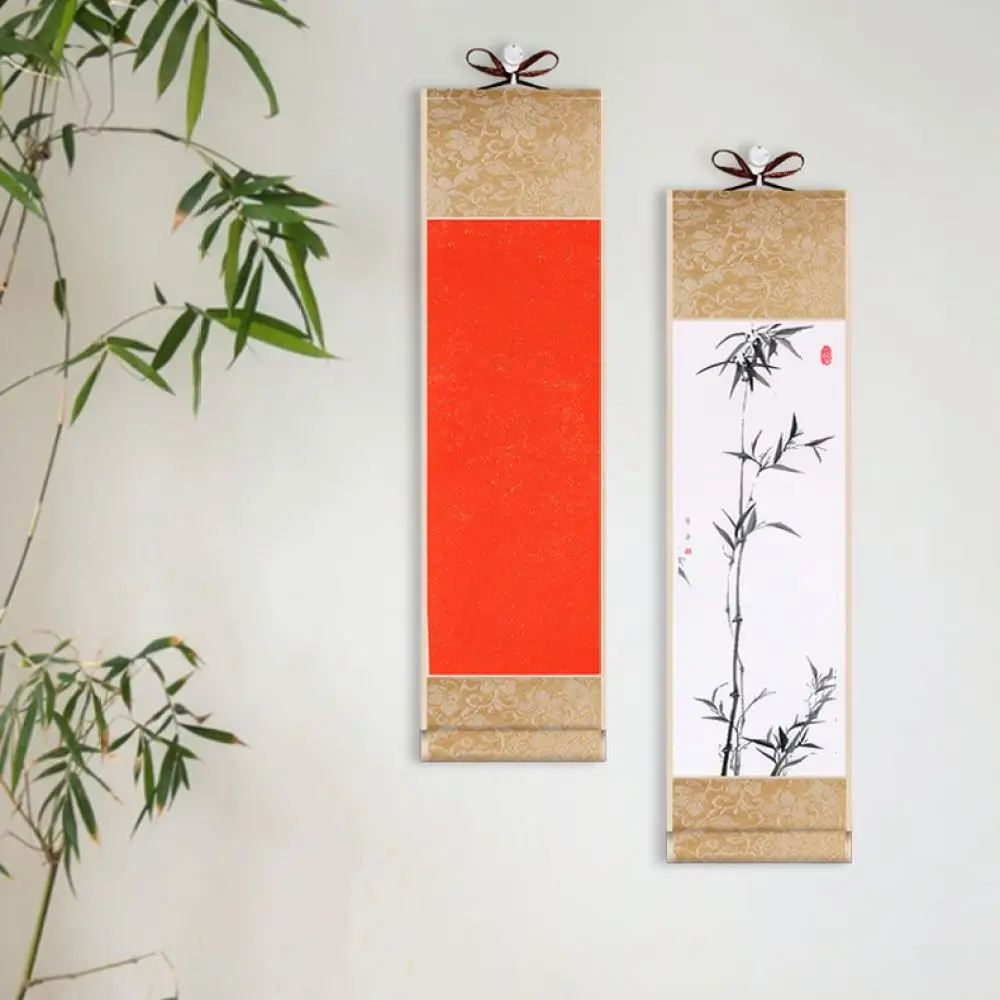 Authentic Blank Xuan Paper Scroll Wall Hanging For Art Painting Chinese Calligraphy Practice Stationery Decorative