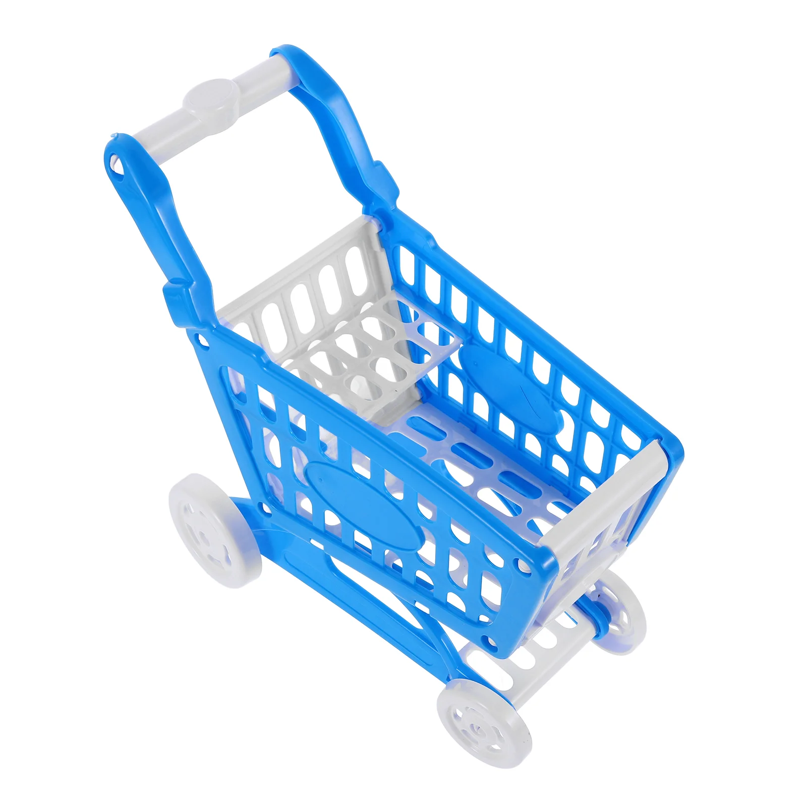 Gemonteerd mini-winkelwagentje Speelgoed Kinderwagens Mand Plastic trolley voor 2-jarige supermarkt