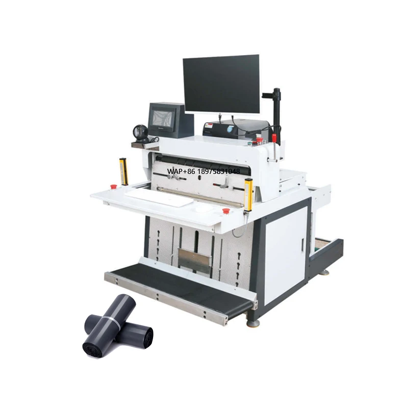 Automatic E-commerce Smart Express Packaging Bag Printing and Packaging Machine with Scanner and Printer Label