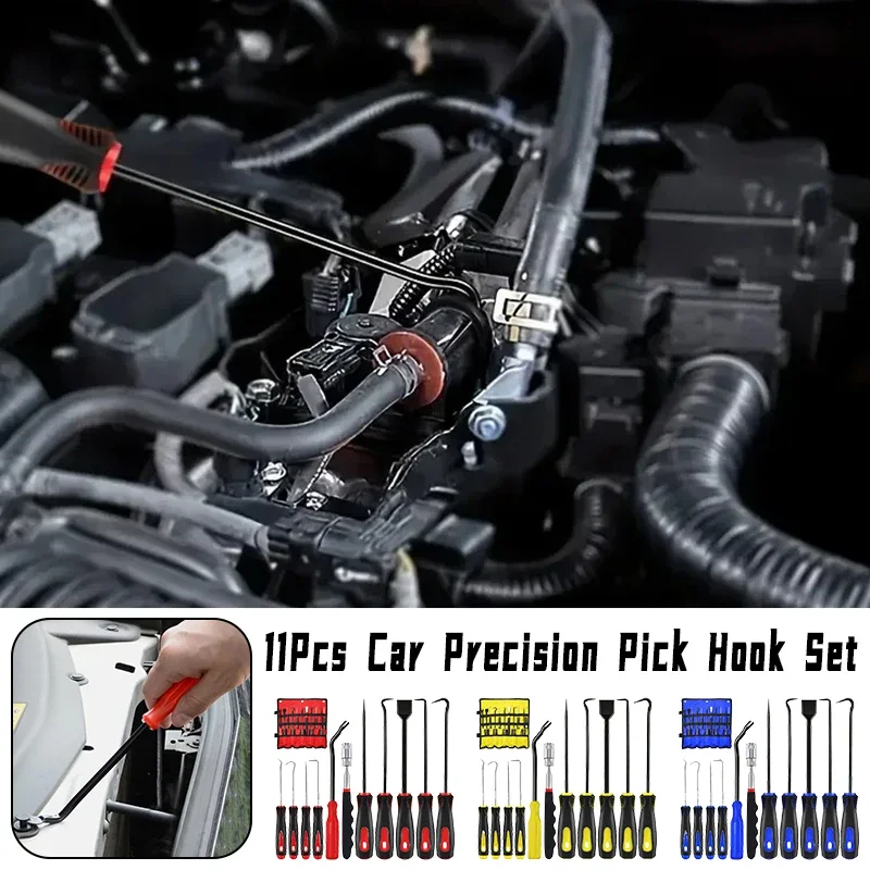 

11pc/set Oil Seal Screwdrivers Set Car Auto Vehicle Pick Hooks for Garages General-Plumbers Mechanics Workshop Car Tools