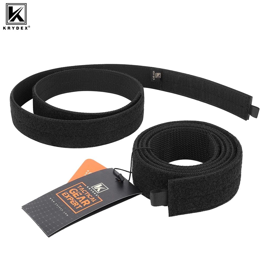KRYDEX 1.5 Inch Tactical Loop Liner Inner Belt Under Belt for 1.5, 1.75, and 2.0 Inch Outer Duty Belt Men's Sports Belt