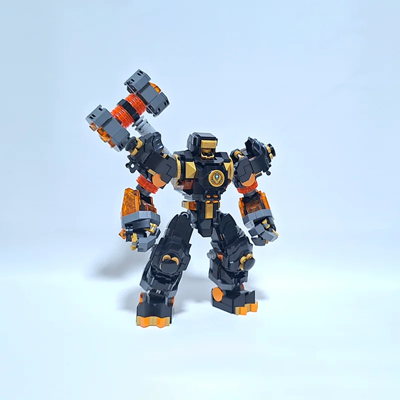 

536pcs Moc Robot Ultimate Elemental Earth Mech V1 Building Blocks Creative Assembly Bricks Toys Kids Birthday Christmas Gifts