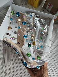 2025 Clear PVC Transparent Women Sandals Booties High Square Heel Point Toe Fashion Mid-Calf Boots Sexy Nightclub Pumps