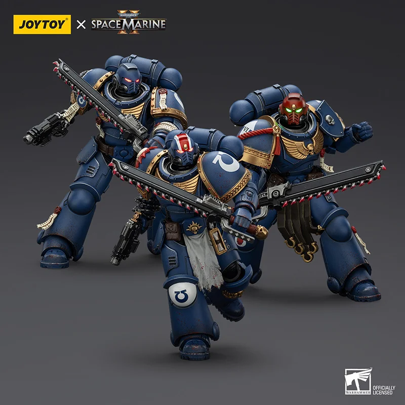 

JOYTOY 1:18 Dark Source Warhammer Lieutenant Titus 40k Star Warrior 2 Teutos Deputy Scale Mobile Model Collector Edition Trio