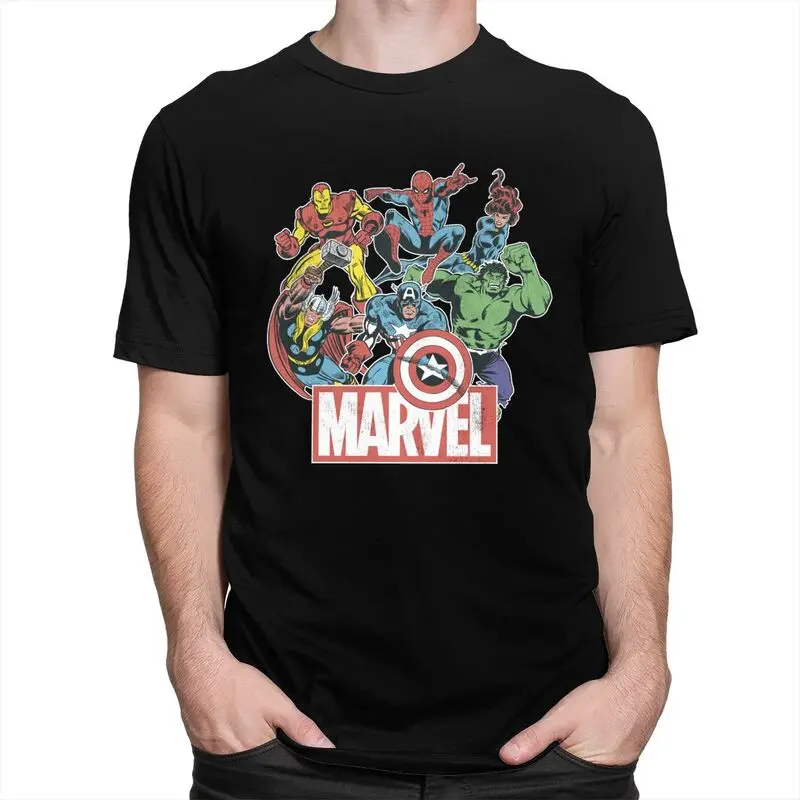 Custom Hulk Classic Avengers T Shirts Men Pure Cotton Tees Tshirts T-shirt Clothing