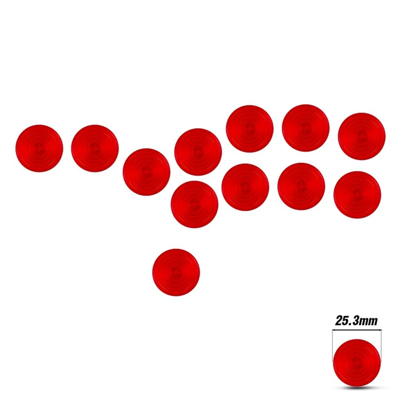 12 шт., сменные колпачки для кнопок Hitbox для аркадного контроллера, контроллер Hitbox, механическая кнопка, аксессуары «сделай сам»