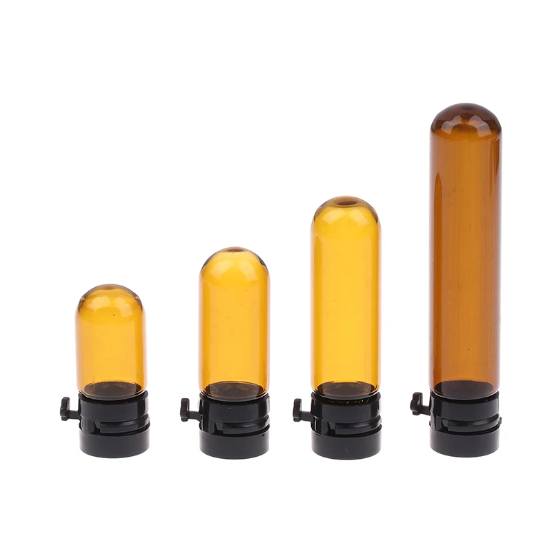 Bouteille en verre marron de haute qualité, distributeur Portable de Lotion démaquillante avec Essence rabattable, sous-bouteille séparée