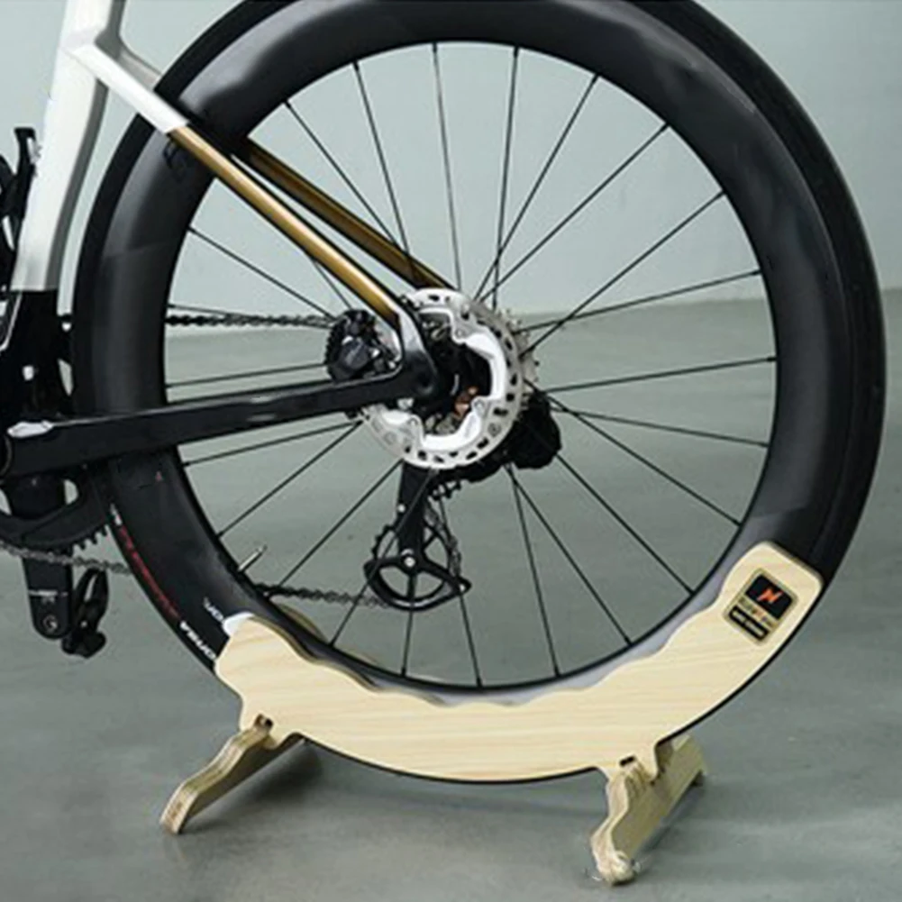 

Aesthetic and Functional MTB & Road Bike Display Stand Wooden Kickstand Available in Mini and Standard Versions