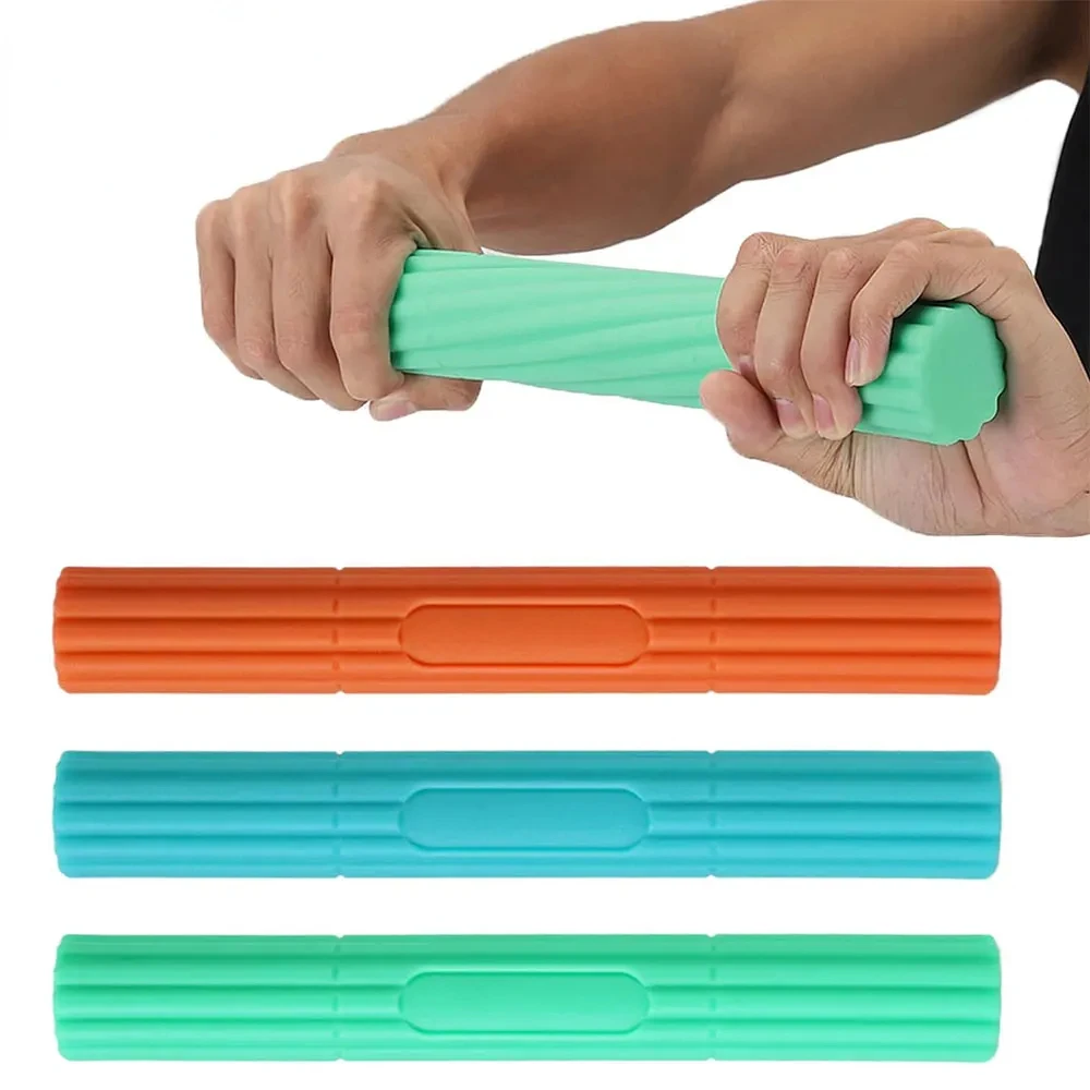 Flex Therapy Bar, Tennis Elbow Therapy Bar,Relieve Tendonitis Pain,Improve Grip Strength,Resistance Bar Golfers Elbow,Tendonitis