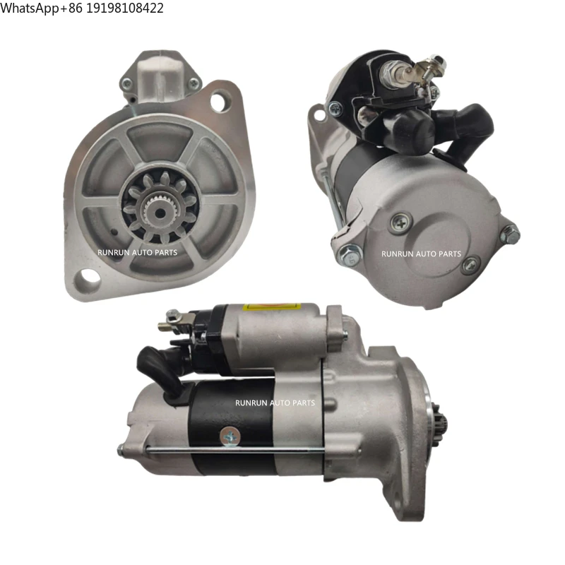 28100-2894 28100-E0080 J08E 24V 11T Starter for Hino J08C S05C Engines Hole With Thread
