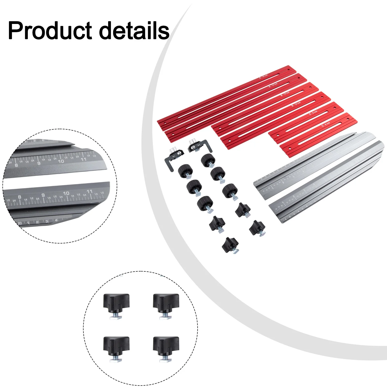 Stair for tread Measuring Tool Template, Shelf Layout And Stair for tread Template Fixture Shelf Scriber Layout Fixture