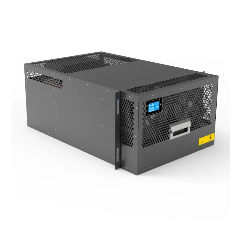 1500W cabinet air conditioner 7U no external unit R134a refrigerant RS485 rack mounted air conditioner