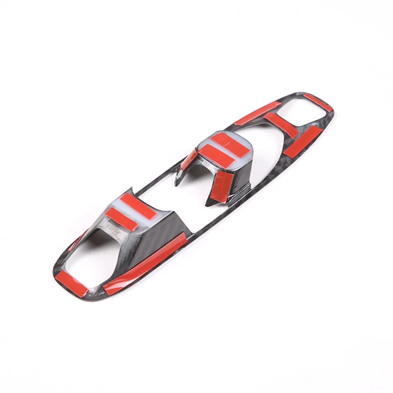

For Corvette C8 2020-2023 ABS Carbon Fiber Gear Shift Panel Cover Trim Replacement Spare Parts
