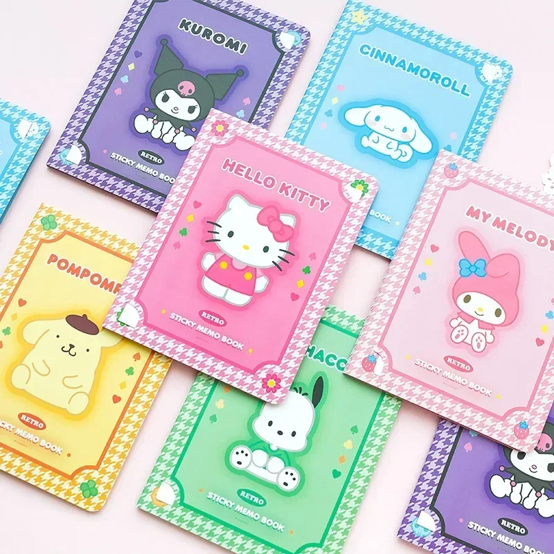 

Cute Hello Kitty Kuromi Note Book My melody Cinnamoroll Convenience Book Cute Paste Notepad Student Office Stationery