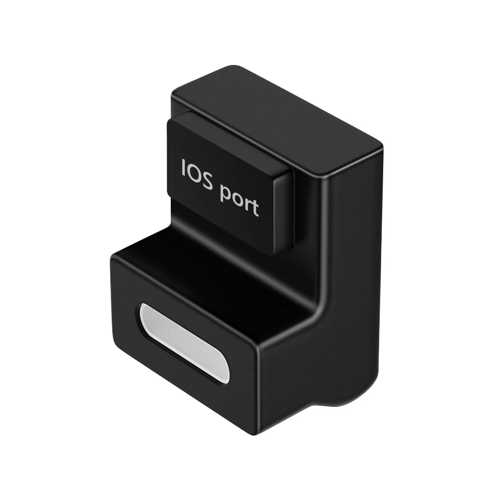 

8 Pin Female To 8 Pin Adapter U Shape Data Transfer Connector 180 Degree Angled Converter Extender Connector for iPhone for Ipad