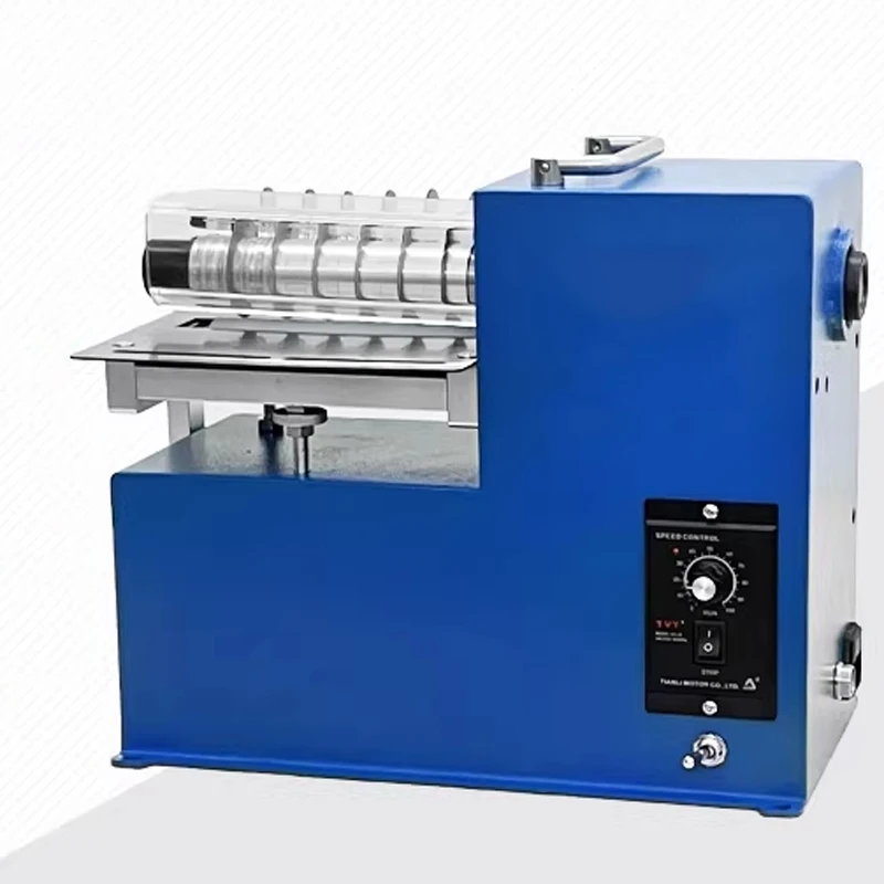 Multi-Function Leather Cutting Machine Single/Double-Head Vegetable-Tanned Leather Slicer 40W/60W Soft Rubber Cutter