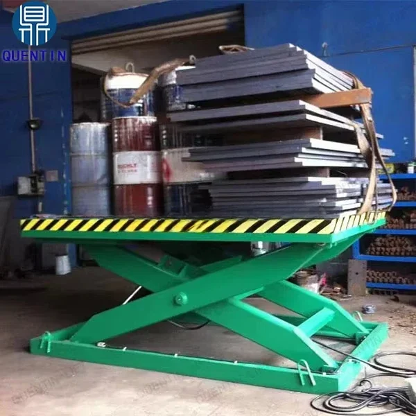 Plataforma de tijera de elevación hidráulica estacionaria, mesa elevadora de carga pequeña de alta calidad, bomba de pie Manual, nueva personalizada, 2023