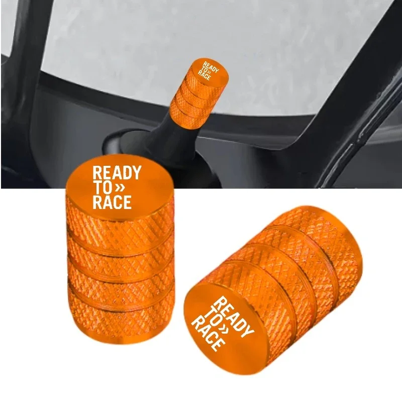 Tire Valve Caps Wheel Tyre Cover CNC Aluminum Alloy For KTM Ready to Race Adv Duke 390 690 790 890 1190 Rc 1290 Adventure