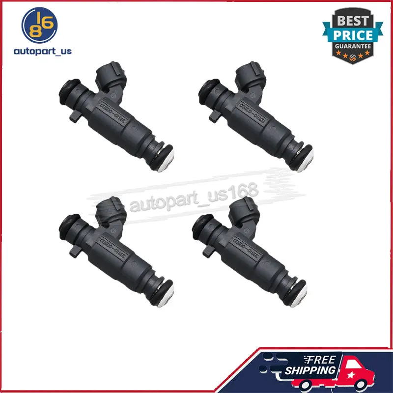 For Kia Rio 2011 Kia Rio 2012 Kia Rio 2013 Kia Rio 2014 Kia Rio 2015 Kia Rio 2016 Kia Rio 2017 4PCS Fuel Injectors 35310-03200