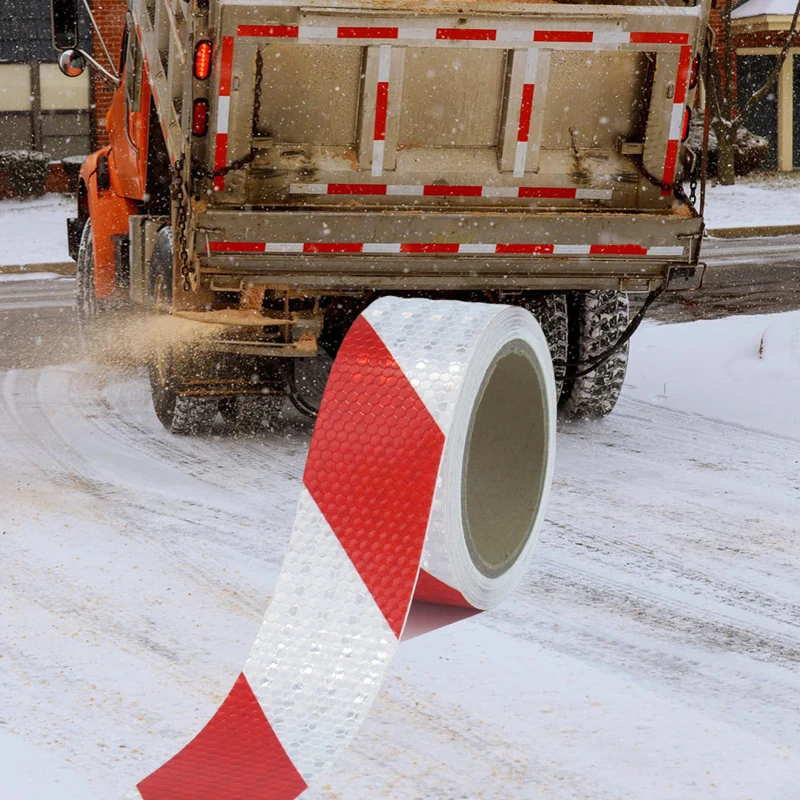 5cmx5m Safety Mark Reflective Tape Stickers Car-Styling Self Adhesive Warning Tape Automobiles Motorcycle Reflective Film