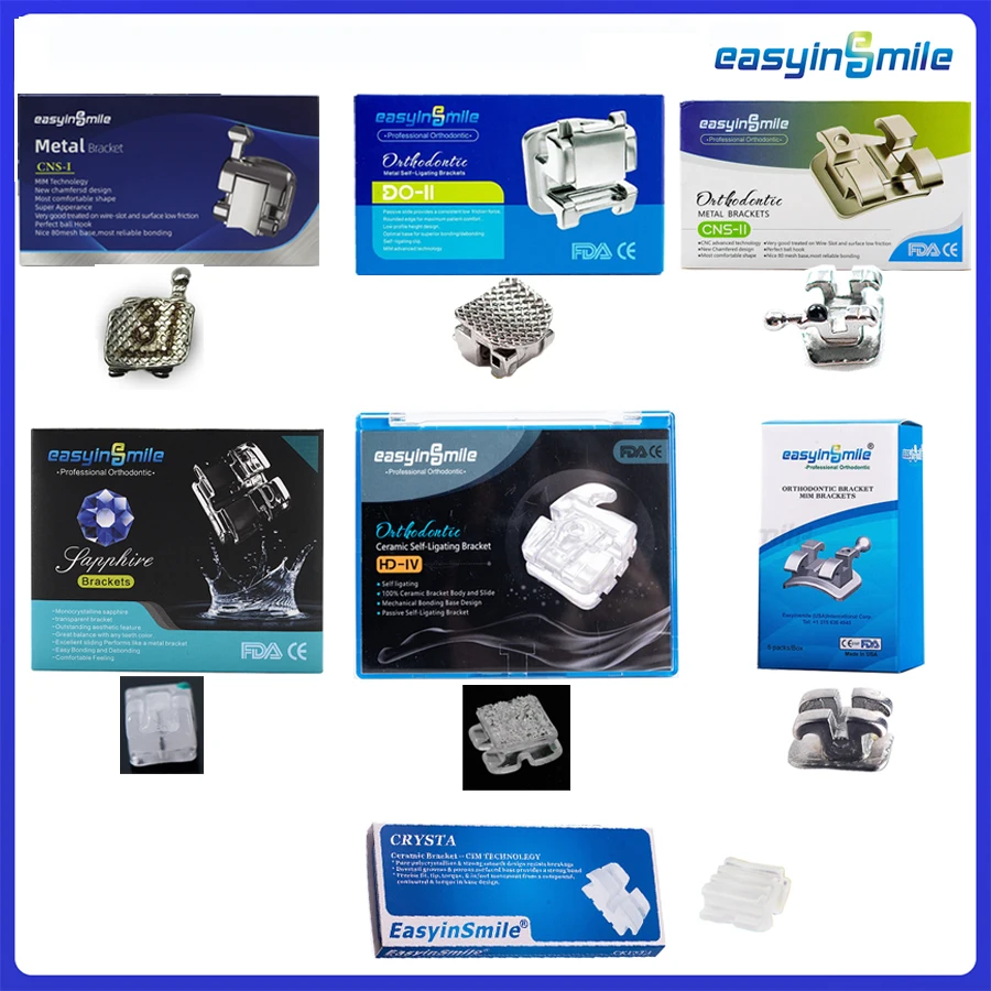 Easyinsmile High Quality Dental Material for Orhto Metal Self Locking Bonding Roth / MBT 345 022 Bracket Mini Braces Adhesive