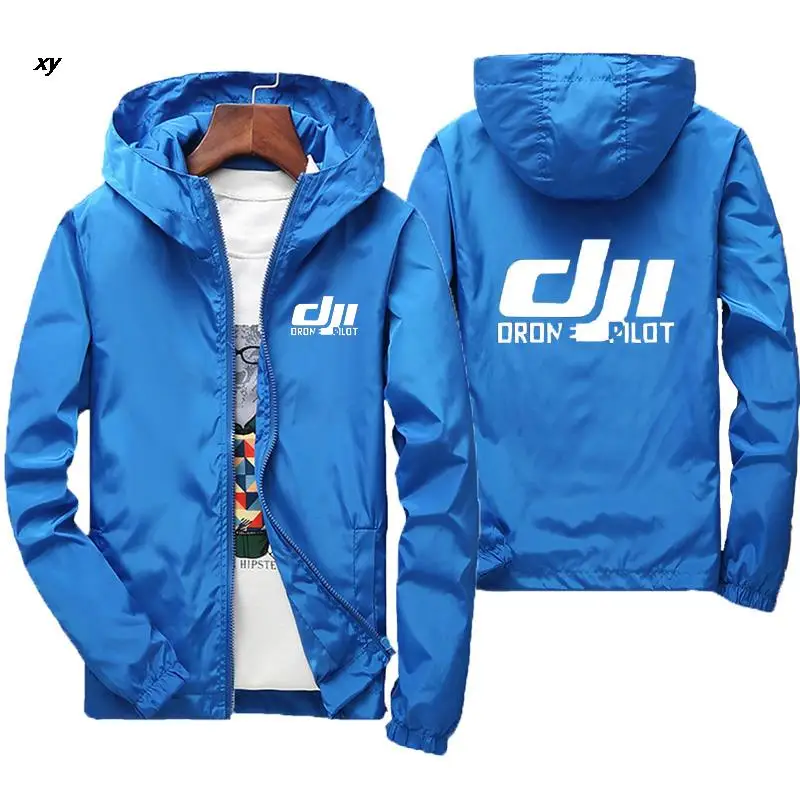 2024men 'S Bommenwerper Dji Drone Piloot Casual Dunne Windjack Jassen Jas Mannelijke Outwear Sport Winddichte Kleding Grote Maat 7