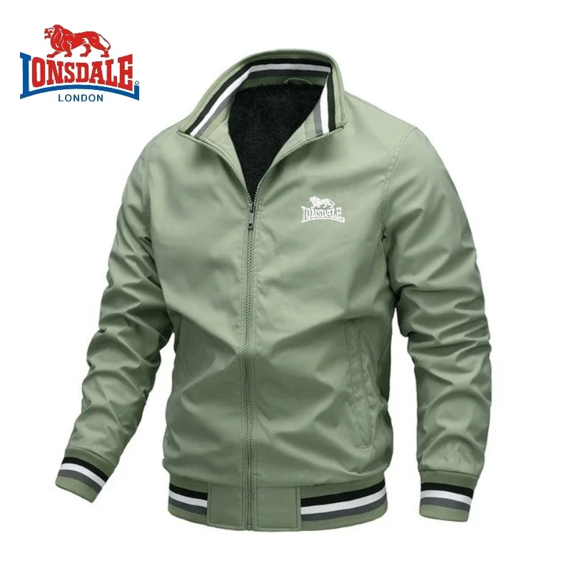 

High-end printed CAMEL high-quality men's zipper jacket, spring and autumn fashion casual outdoor sports jacket tops