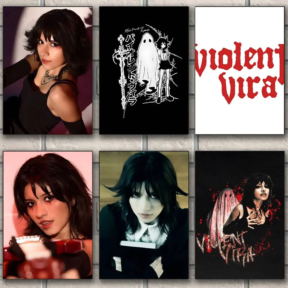 Póster decorativo V-Violent Vira, pegatina de pared para sala de estar, bar, pintura decorativa Vintage
