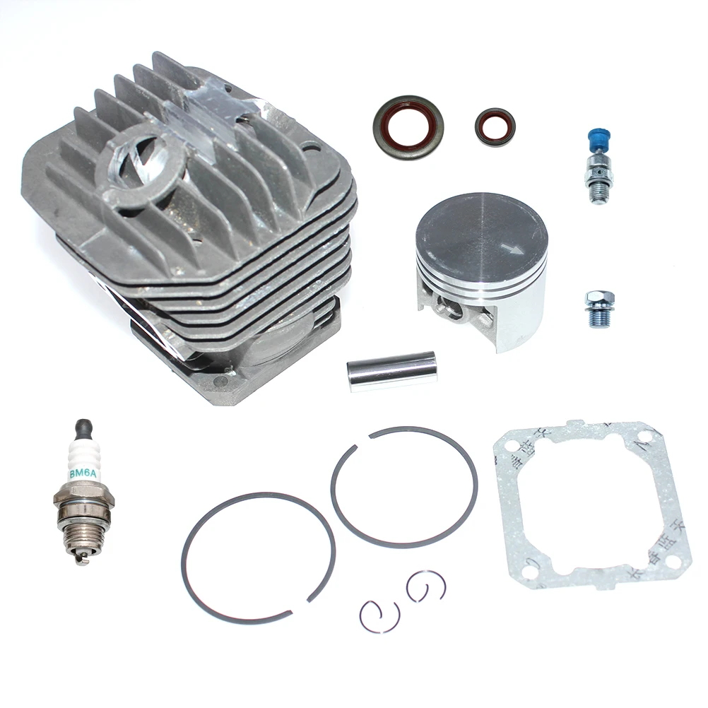 Imagem -02 - Kits de Pistão do Cilindro para Motosserra 50 mm Pino de 10 mm Stihl Ms440 044 044r 044w Ms440rz Ms440vwz Ms440z 1128 020 1227
