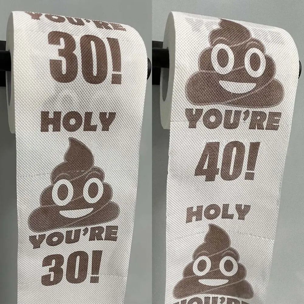 1 Rolka Nowa Dekoracyjna Papierowa Rolka na Imprezę, Zabawna Rolka Papieru, Rolki Urodzinowe, Rolka Papieru Toaletowego z Nadrukiem