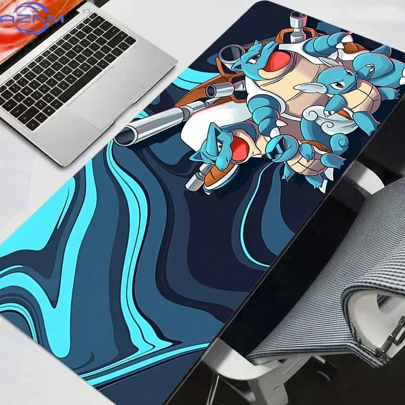 Pokemon Pikachu Gengar Large E-sports Mouse Pad Smooth Flexible Rubber Gamer PC Computer Keyboard For CSGO Kawaii rug Mosuepad