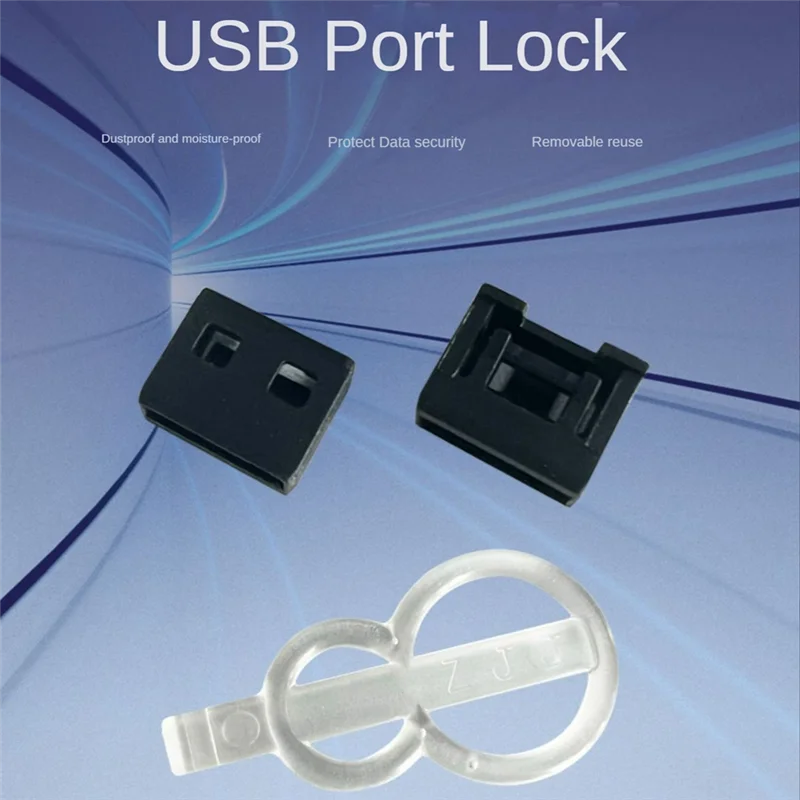 10 Stuks Usb Stof Plug Oplader Poort Cover Cap Usb Security Lock Universele Stofdichte Beschermer Pc Notebook Laptop